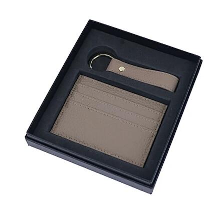 Pu Leather Key Ring & Card Holder