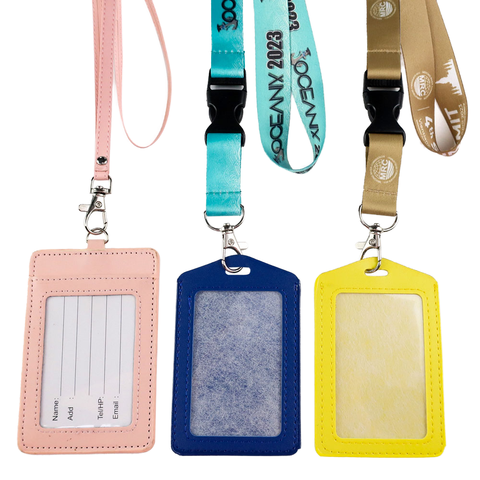 Stamping PU Leather ID Card Holder