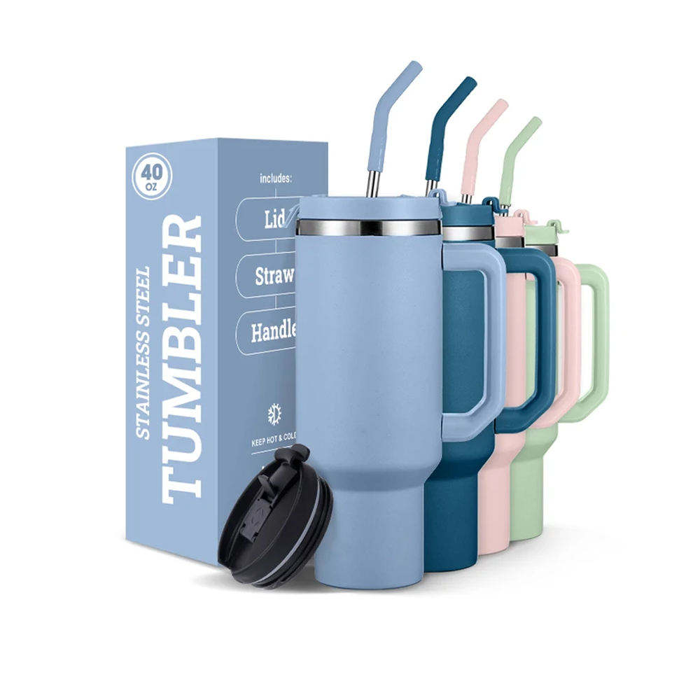 Tumblers 40oz Bulk Stainless Steel Insulated Coffee Travel Mug