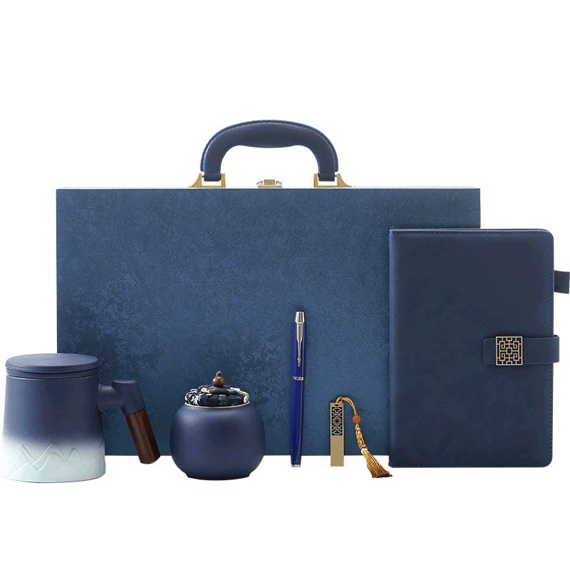 Custom-Luxury-A5-Notebook-Bookmark-Stationery-Set-2.png Business Set