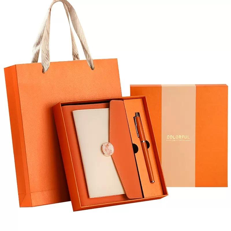 PU Leather Hardcover Notebook Set