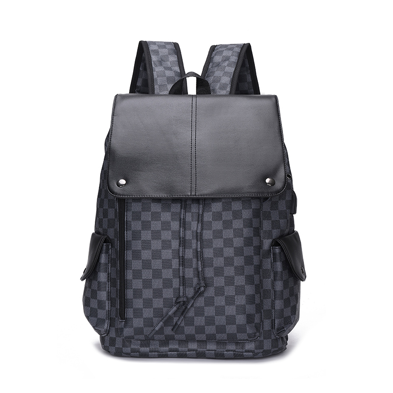 Waterproof PU Leather Backpack