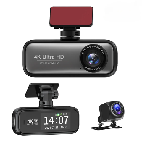 4K UHD WiFi GPS Dual DVR