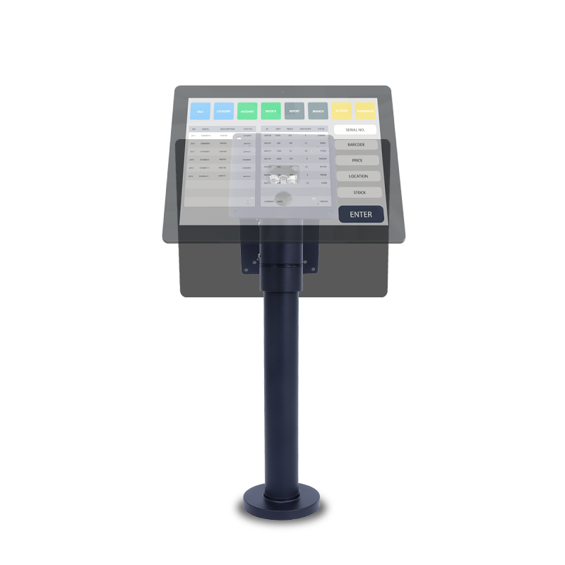 Height-Adjust VESA 75*75 Retail Pole