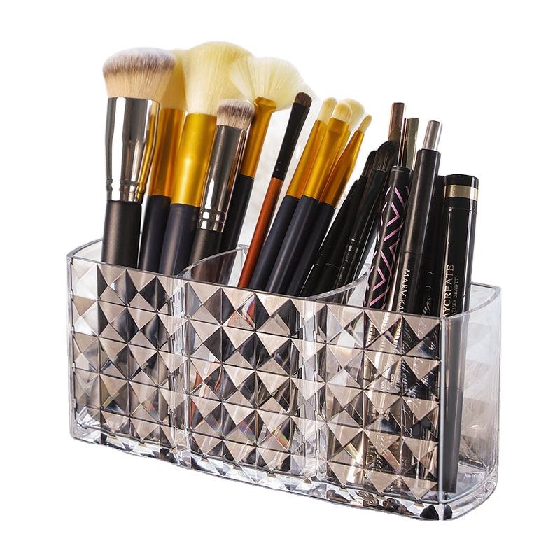 Diamond Patterned Mirror Cabinet Storage Box
