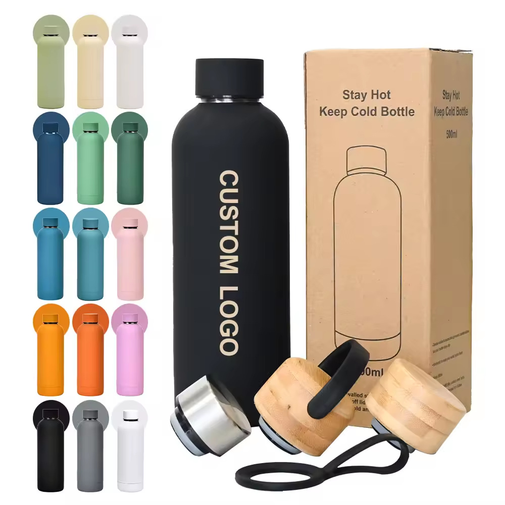 Double Wall Frosted Insulated Bottle