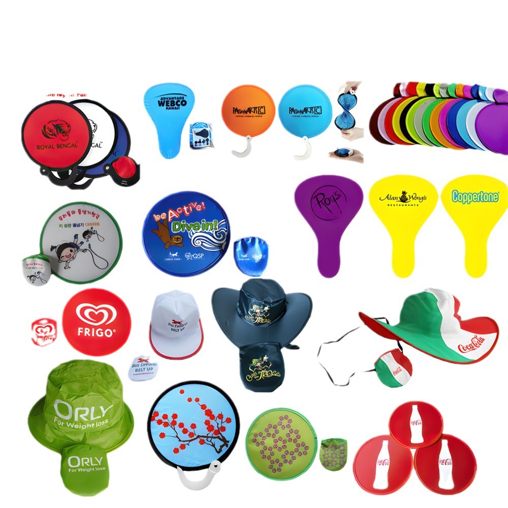 Foldable-Cowboy-Hat-with-Colorful-Foldable-Fan.jpg Foldable Cowboy Hat