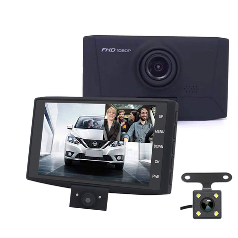 Z53 4" 3-Cam 1080P 12-Mo DVR