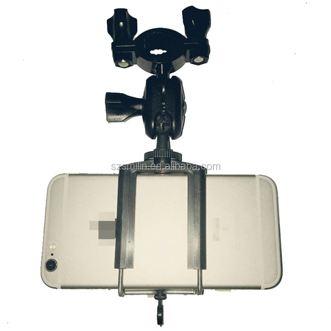 Rear View Mirror Phone Clamp