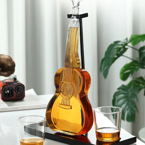 Creative Guitar Decanter Set