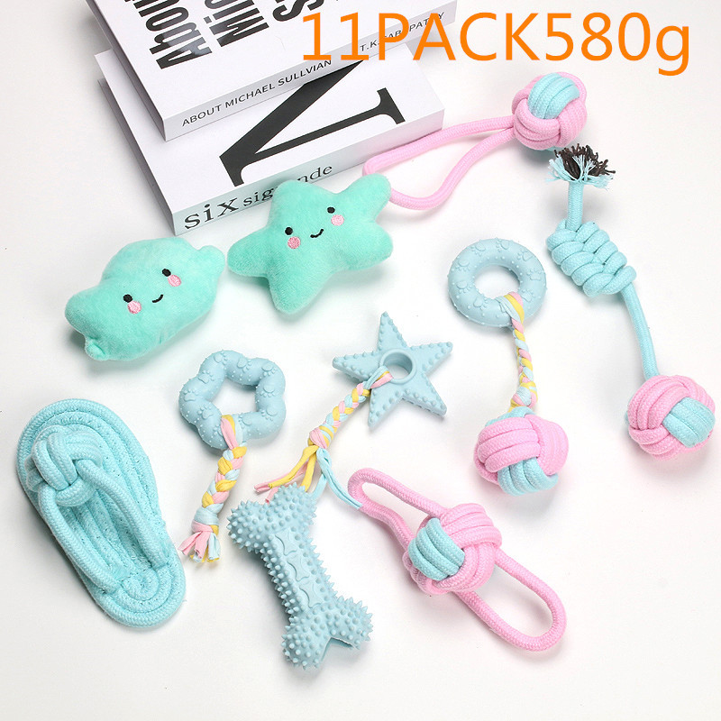 TPR Rope Dog Toys Gift Set
