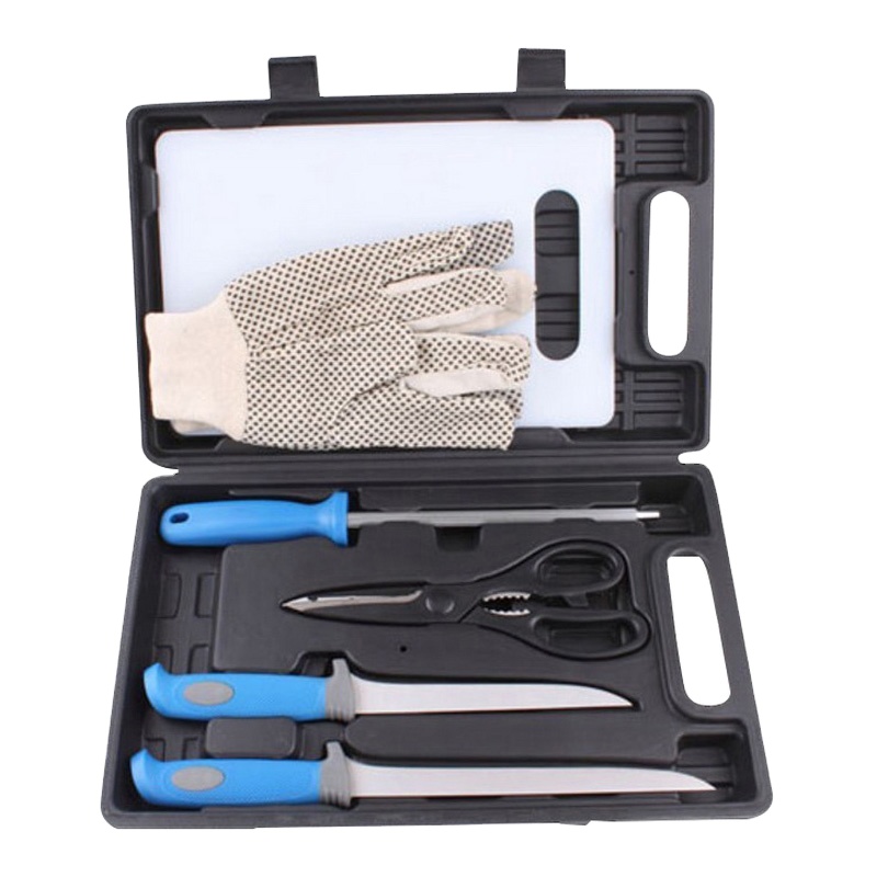 6pcs Stainless Steel Fish Fillet Knife Set