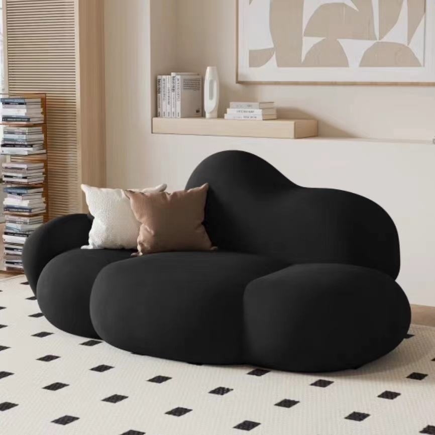 Modern Modular Sectional Cloud Sofa Couch Set High Quality Wood Bubble Sofas for Hotels Halls Villas