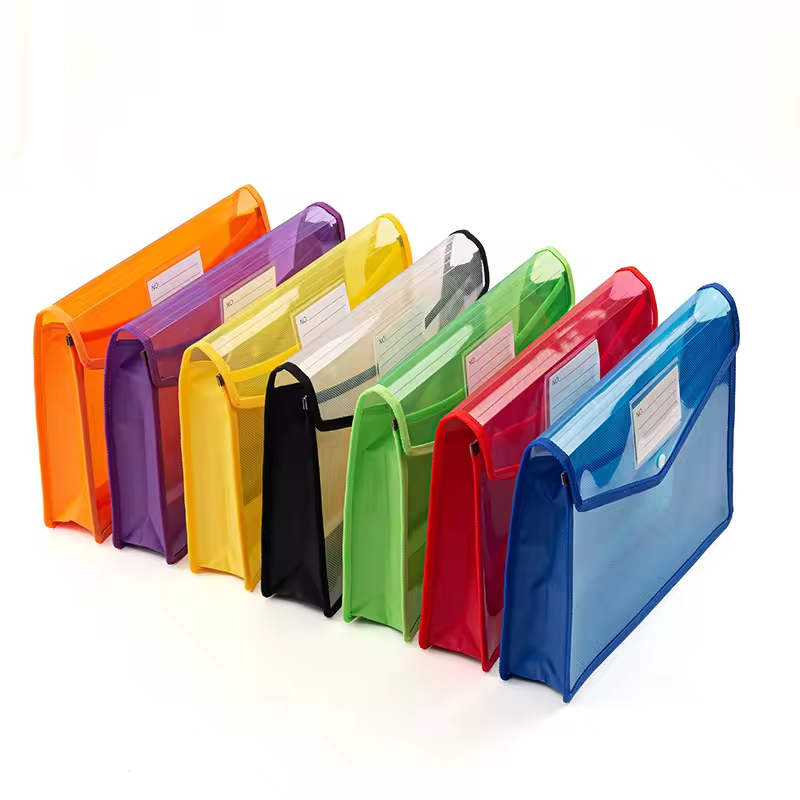 A4 Waterproof PP Plastic File Folder