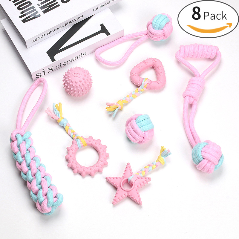 TPR Rope Dog Toys Gift Set