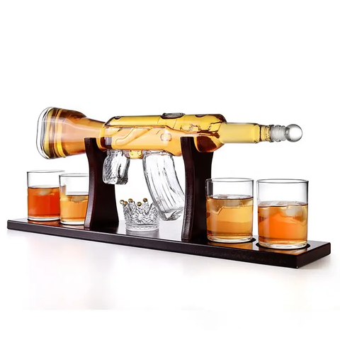 Whiskey Shotgun Bottle Decanter