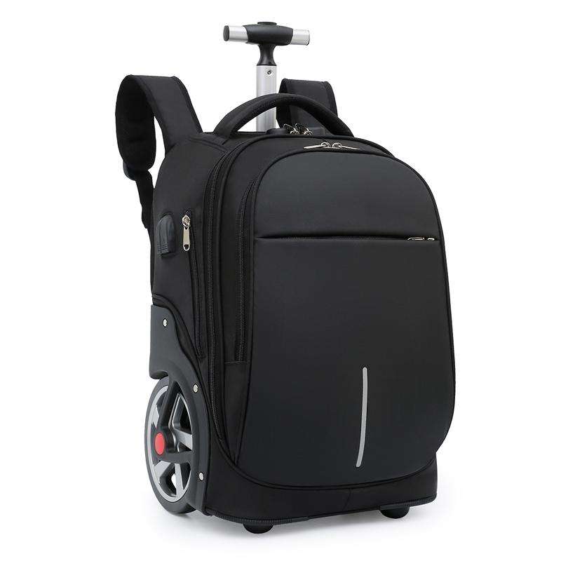 Laptop Trolley Wheel Travel Backpack