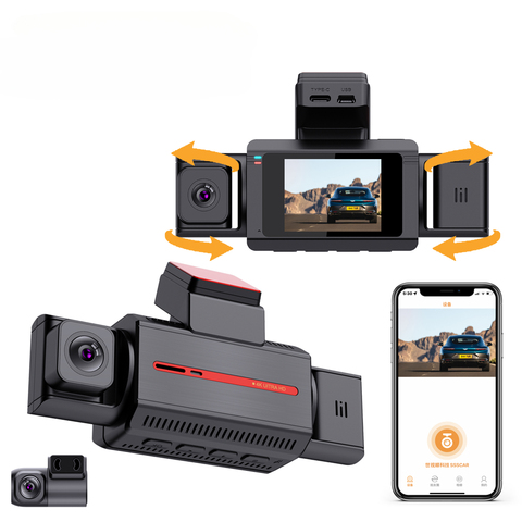 4K Triple WiFi GPS Black Box DVR