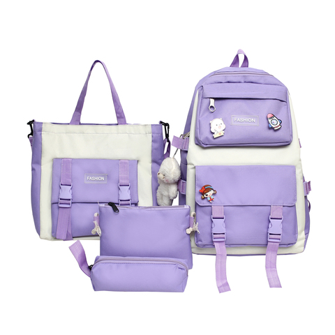 4 Piece School Backpack With Pencil Case