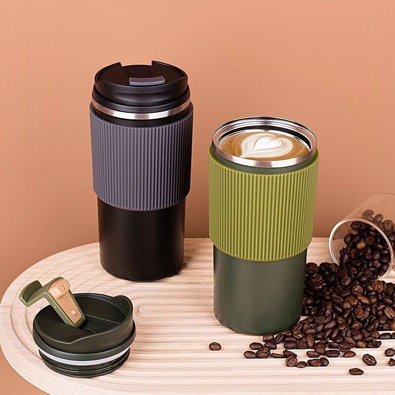 450ml Silicone Case Coffee Mugs