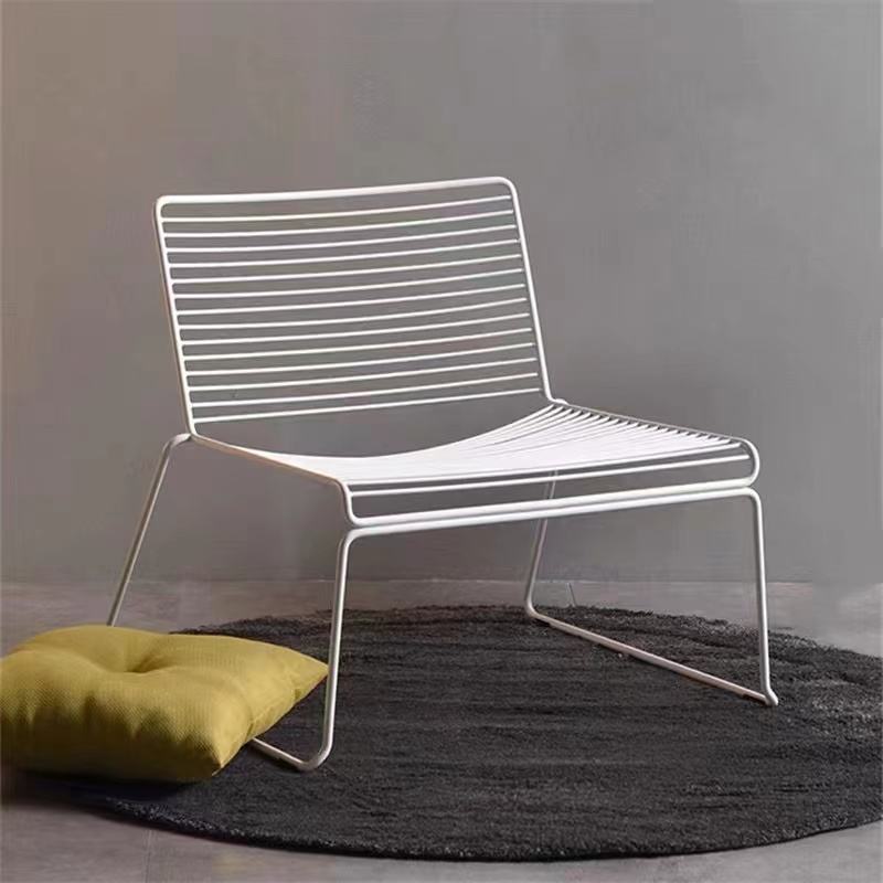 Industrial-Style-Metal-Frame-Coffee-Wire-Chair.jpg Stackable Wire Chair