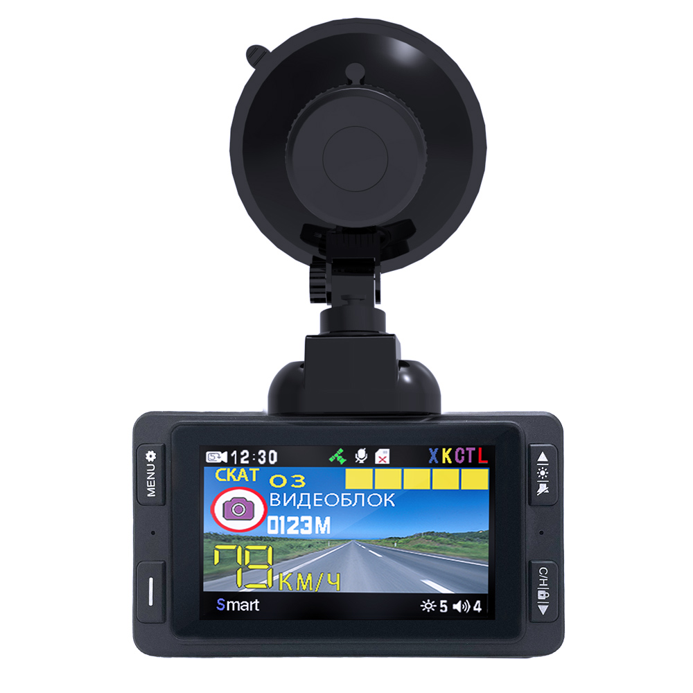 1080P 3-in-1 Radar GPS Russia DVR