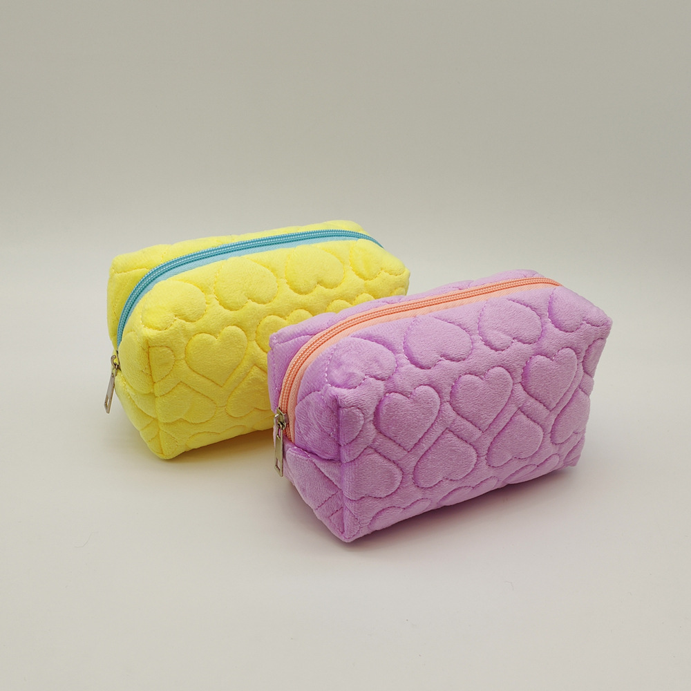 Korean Velvet Cosmetic Bag