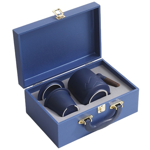 Leather Suitcase Packing Wedding Mugs
