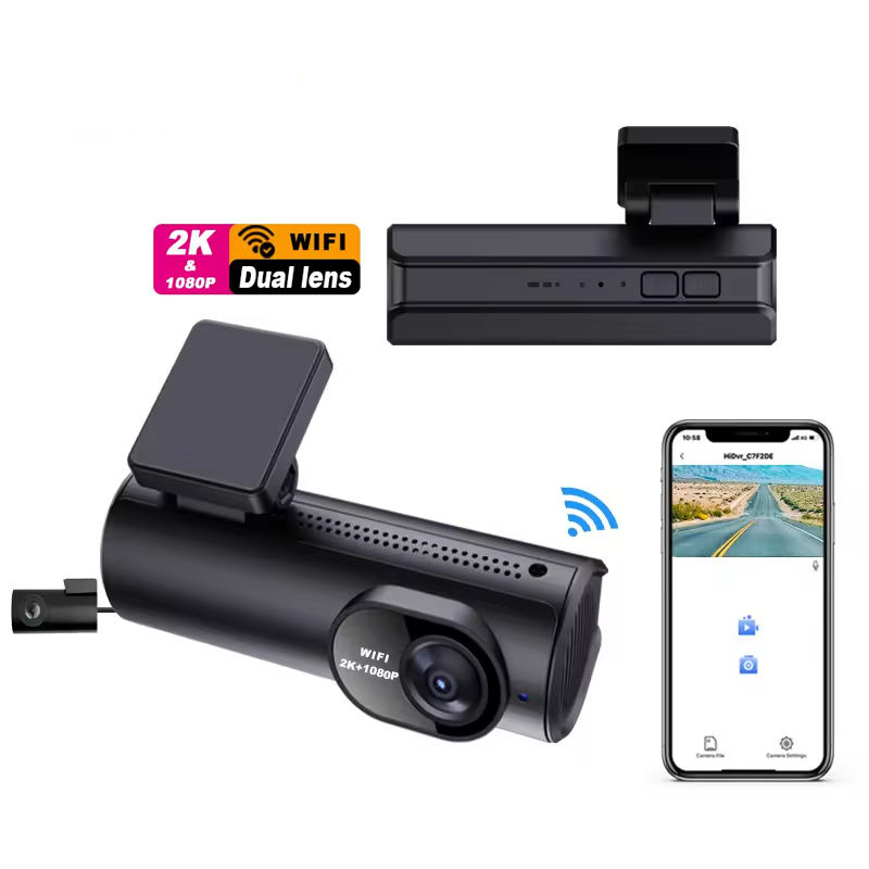Mini WiFi 2K Dual Lens DVR