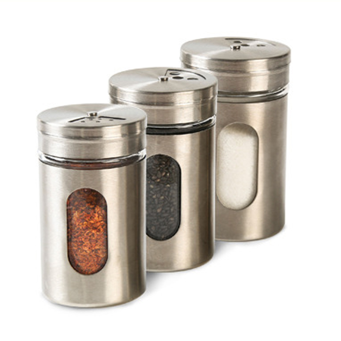 80ML Round Stainless Steel Spice Jar