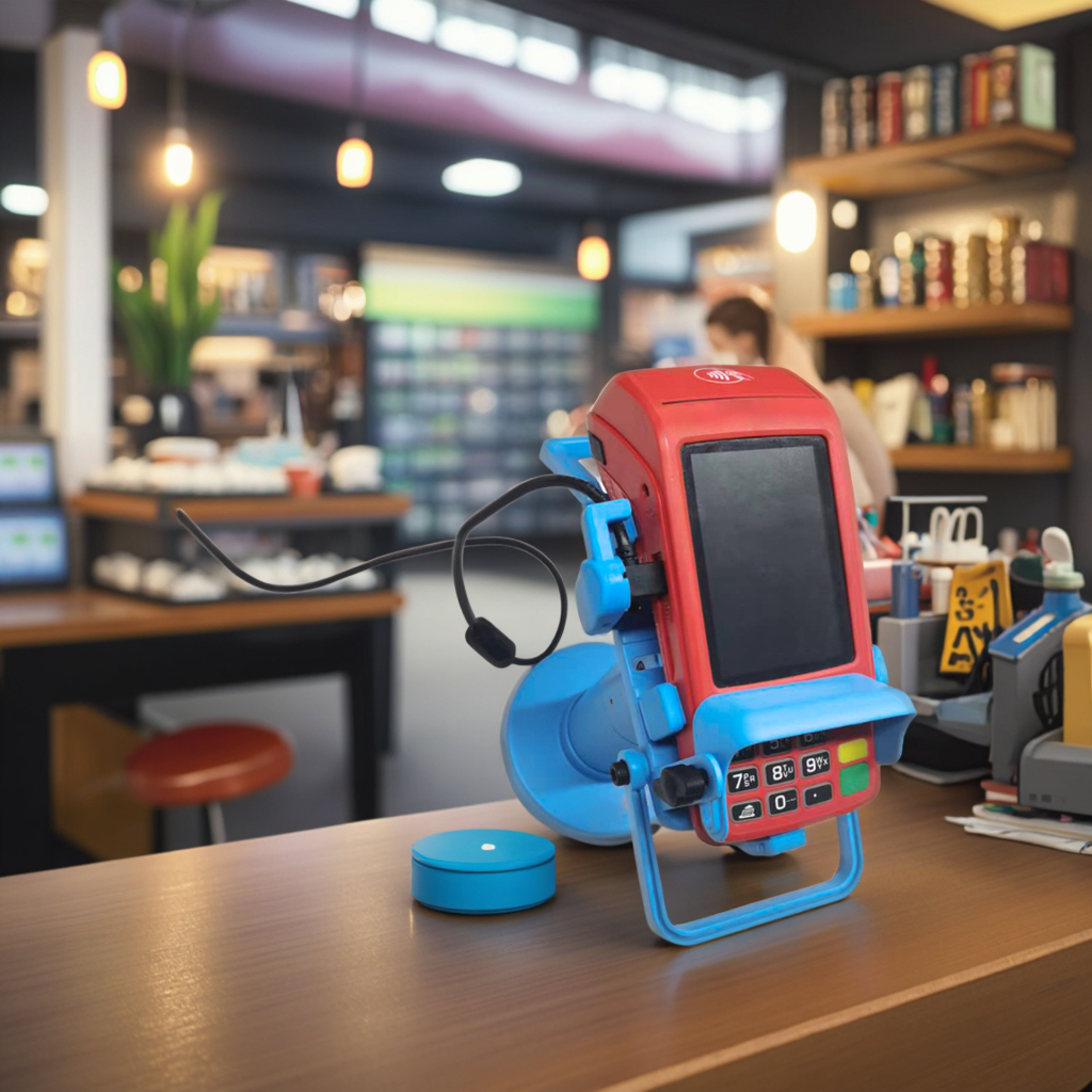 Mobile POS Holder with Mould