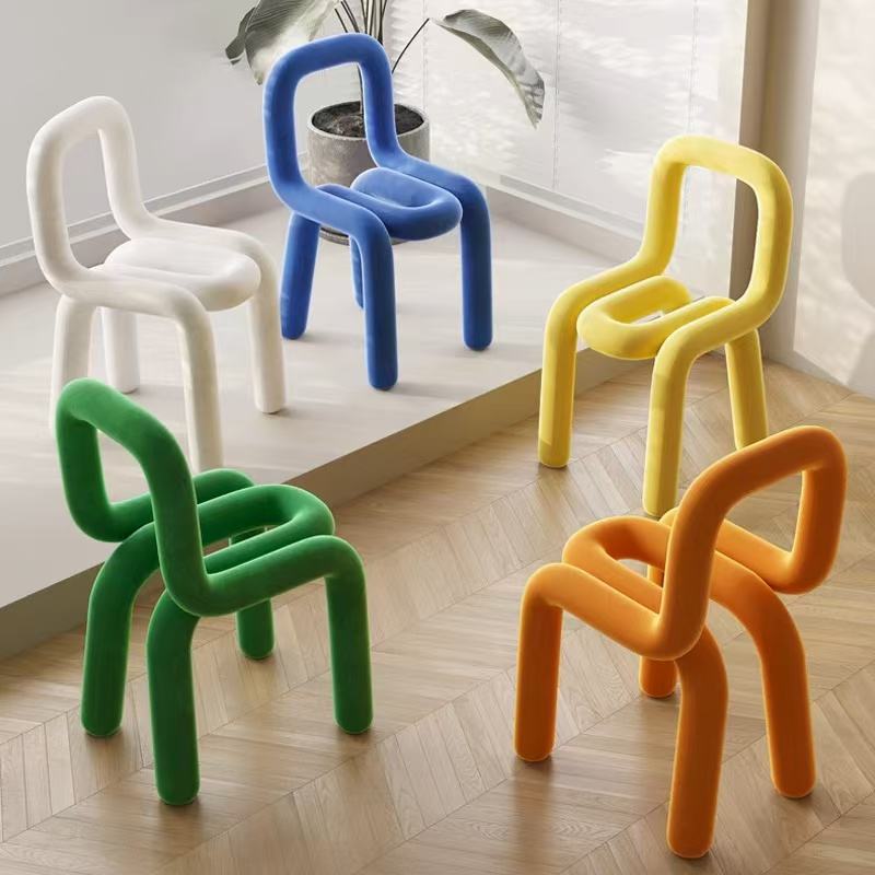 Modern-Fabric-Leather-Modular-Chair-Velvet-Covered.jpg Velvet Modular Chair