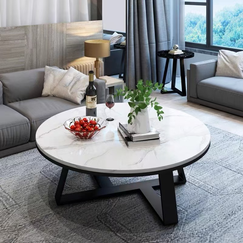 Circular Marble Side Table