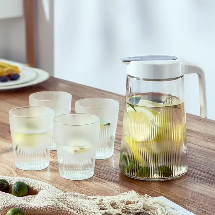 5PCS Borosilicate Glass Kettle Set