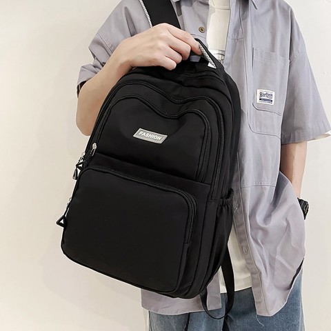 Unisex Zipper Backpack