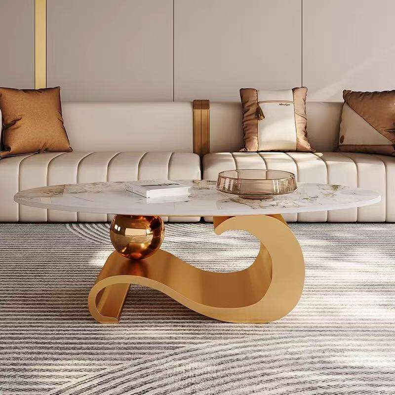 Marble Coffee Table Set