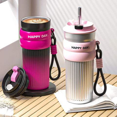 Portable Double Wall Stainless Steel Tumbler