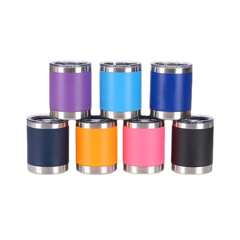 Powder Coated 10oz Lowball Tumbler