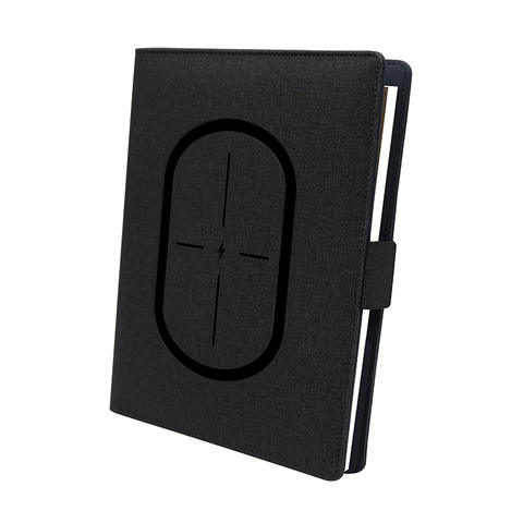 Power Bank Notebook Business Leather Wallet