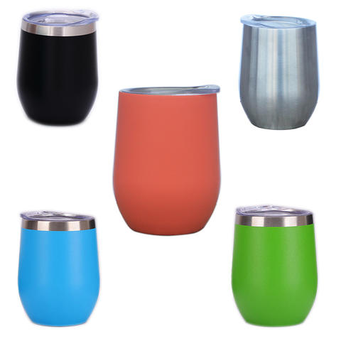 Reusable 12oz Stainless Steel Tumbler