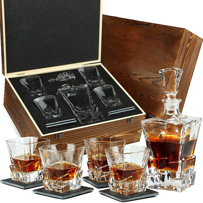 Whiskey Stones Stone Rocks Glasses Set