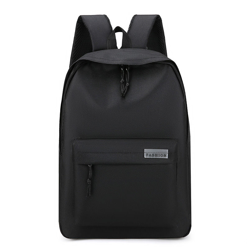 School Backpack Pure Color Waterproof Bag