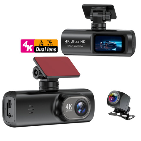4K+1080P Smart WiFi GPS DVR