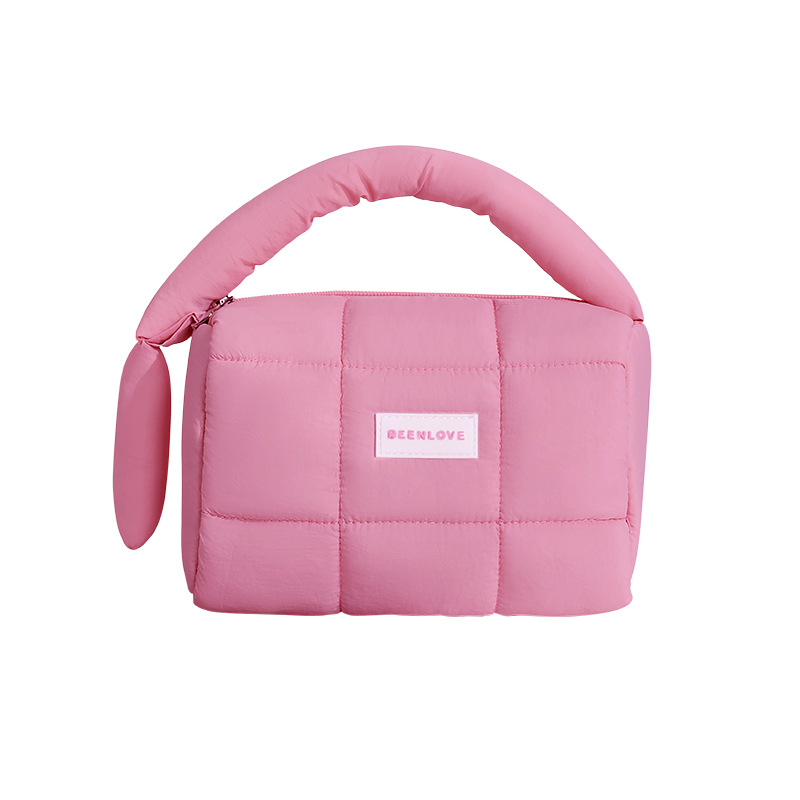 Soft Padded Nylon Puffer Bag