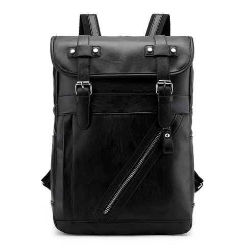 Men Leather Backpack Bags