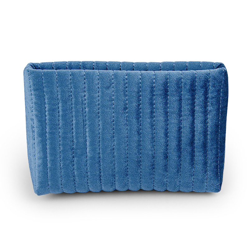 Velvet Striped Quilted Bag