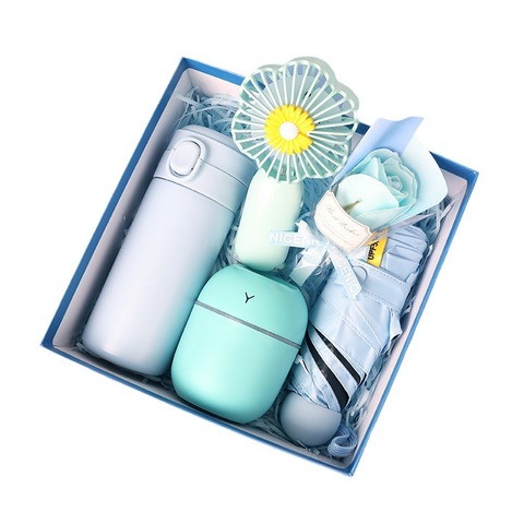 Umbrella Vacuum Christmas Thermos Set