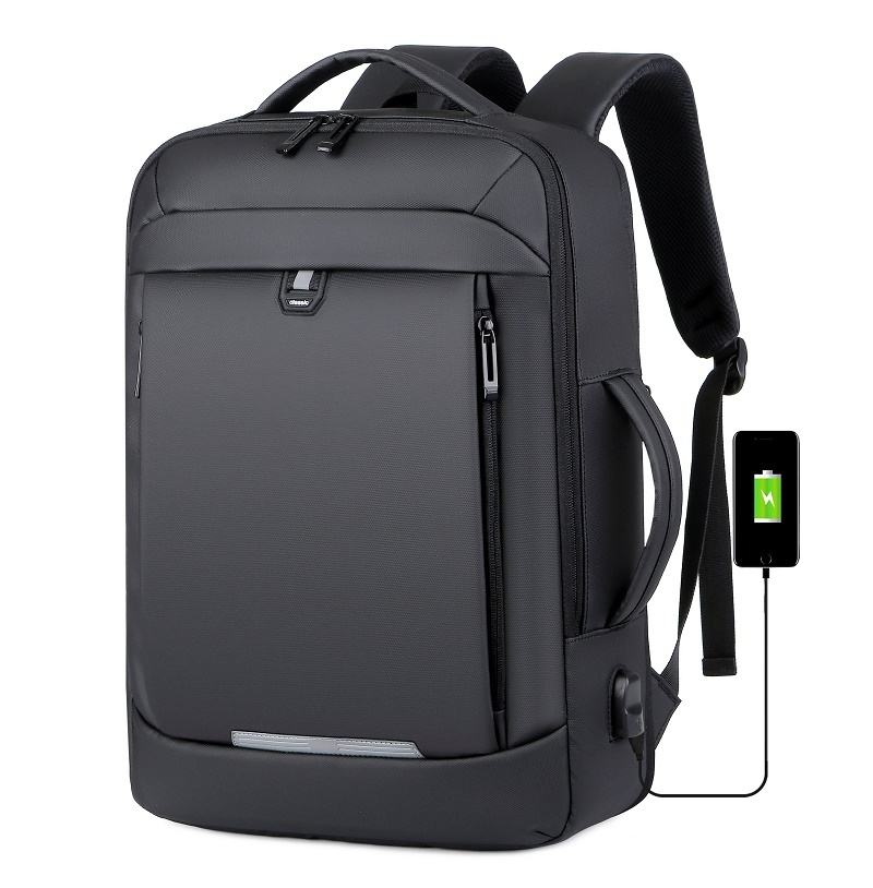 USB Charger Waterproof Nylon Laptop Backpacks