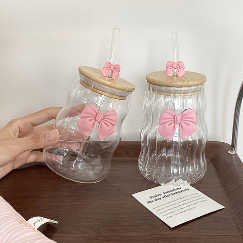 Vintage Ribbed Glass Cups