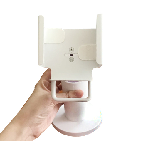 White Vertical Custom Swivel Stand